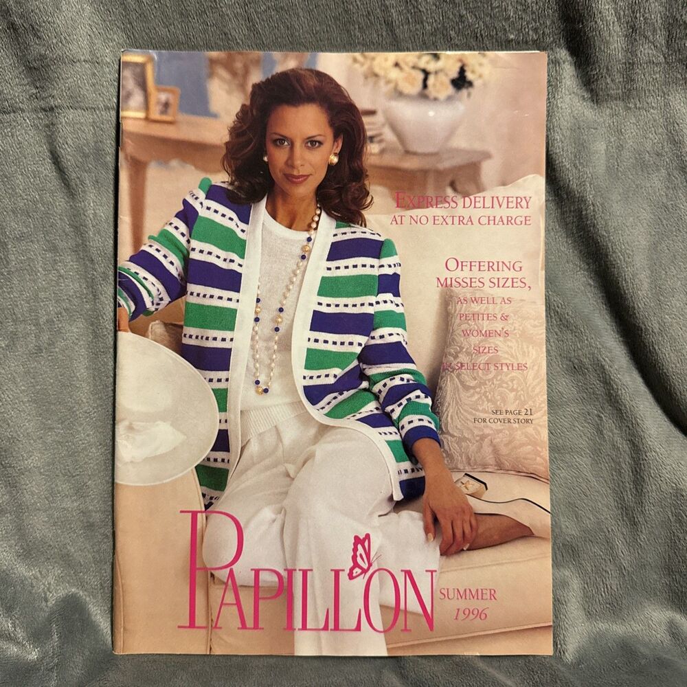 Vintage Summer 1996 PAPILLON Clothing Mail Order Catalog